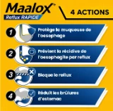 Maalox®Reflux Rapide - Suspension buvable sachet-dose