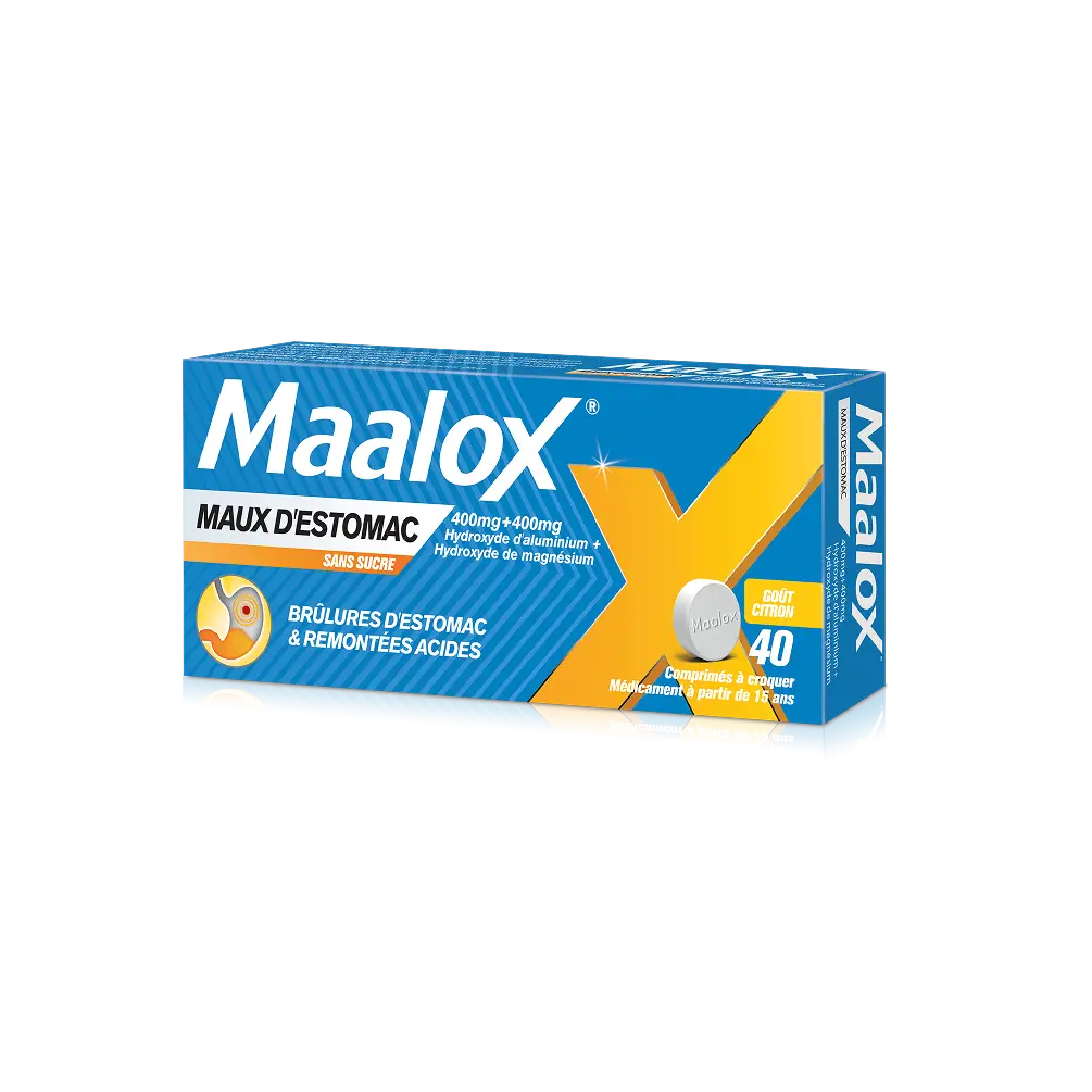 Gamme Maalox Maux d'Estomac - Comprimés